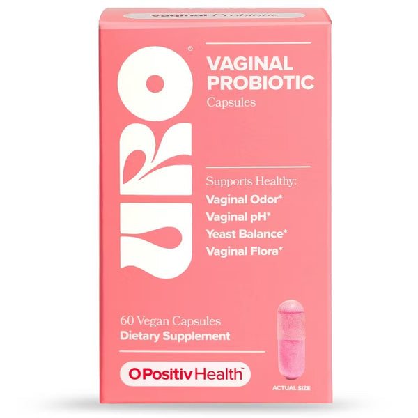 Probiótico vaginal O Positiv URO para mujeres que favorece la salud vaginal, el olor vaginal, el equilibrio del pH y la levadura