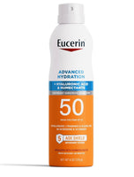 Eucerin Advanced Hydration SPF 50 Sunscreen Spray, Lightweight Sunscreen Lotion Spray, 6 Fl Oz Spray Bottle