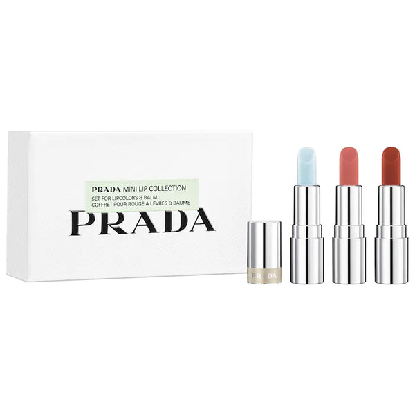 PREORDEN 
Prada Beauty
Mini Moisturizing Lip Balm Set