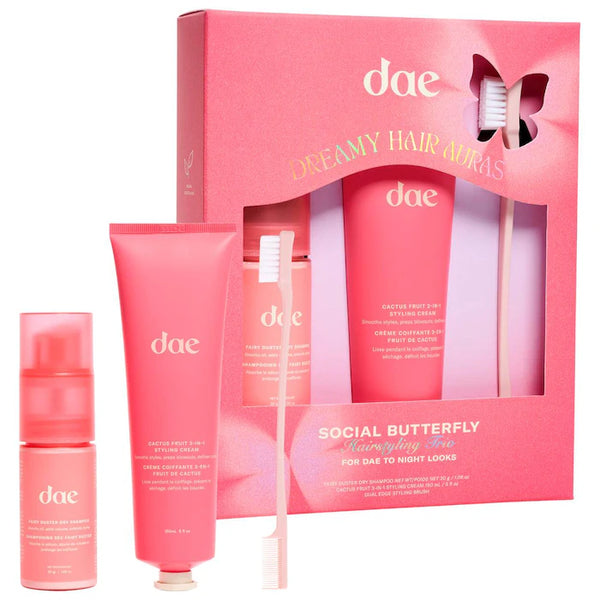 PREORDEN dae
Social Butterfly Hairstyling Trio Value Set