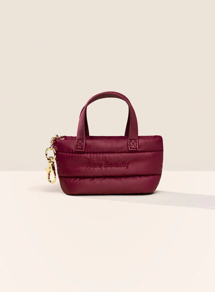 PREORDEN Rare Beauty Mini Puffy Tote Keychain – Merlot