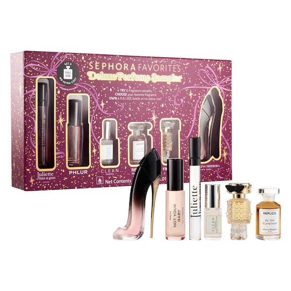 PREORDEN Sephora Favorites
Deluxe Mini Perfume Sampler Set with Redeemable Voucher