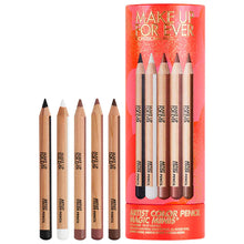 Cargar imagen en el visor de la galería, PREORDEN MAKE UP FOR EVER
Mini Artist Color Pencil Lipliner &amp; Eyeliner Kit
