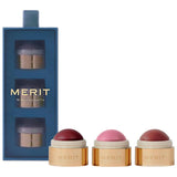 PREORDEN MERIT
Mini Flush Balm Cream Blush Trio Set