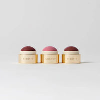 PREORDEN MERIT
Mini Flush Balm Cream Blush Trio Set